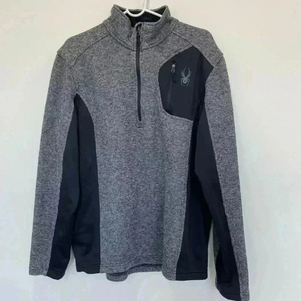 Spyder Boys’ Endure Stryke Knit  Jacket Grey Size‎ L